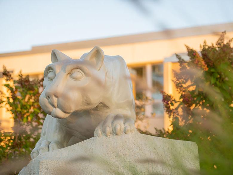 Photo of Penn State New Kensington's Lion Shrine